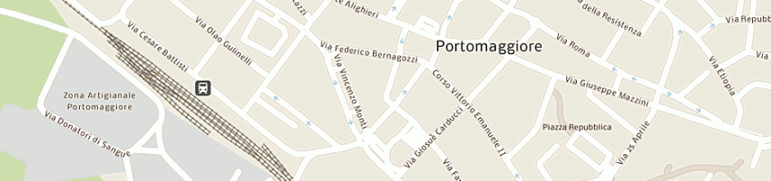 Mappa della impresa gollini stefania a PORTOMAGGIORE