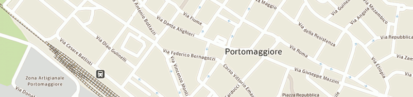 Mappa della impresa moretti snc di moretti morena e c a PORTOMAGGIORE