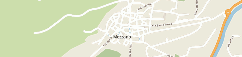 Mappa della impresa lega per la lotta contro i tumori sezione trentina a MEZZANO