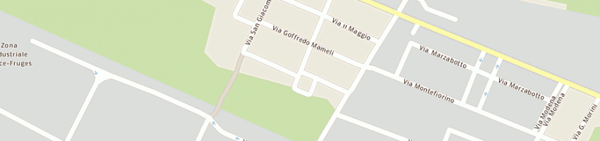 Mappa della impresa iaverdino michelangelo e c sdf a MASSA LOMBARDA