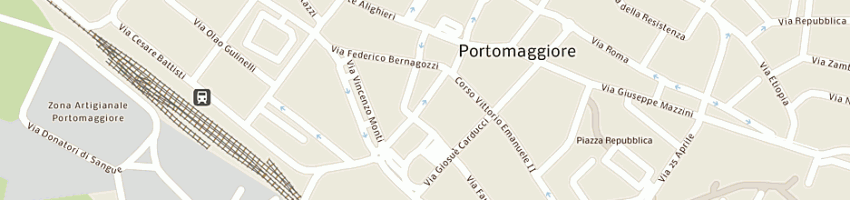 Mappa della impresa fabbri arredamenti snc di fabbri armando e mingozzi andrea a PORTOMAGGIORE