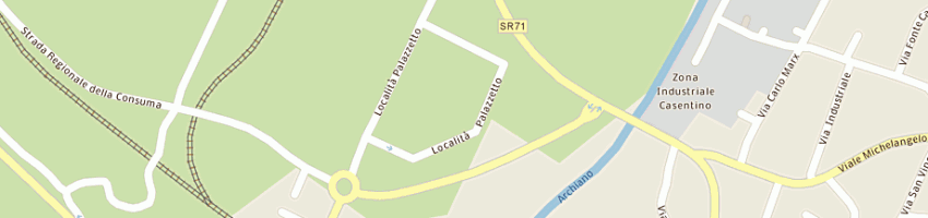 Mappa della impresa centro ottico nebbiai snc di nebbiai emanuele e c a BIBBIENA