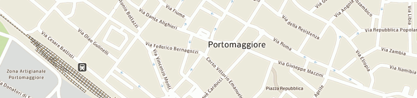 Mappa della impresa maior di orlandi marina e isabella a PORTOMAGGIORE