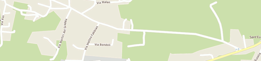 Mappa della impresa tendapiu' di bonato paolo e c sas a BORSO DEL GRAPPA