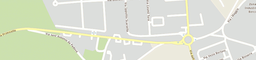 Mappa della impresa callegari francesco a COPPARO