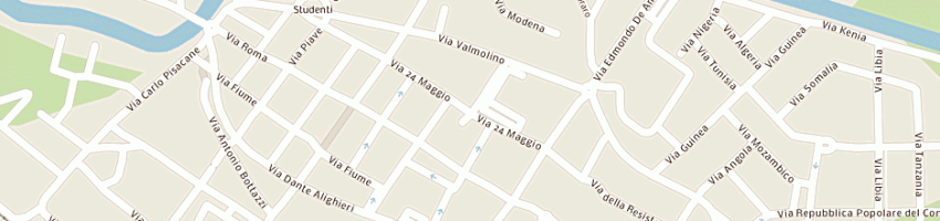 Mappa della impresa saee di frighi alberto e c snc a PORTOMAGGIORE
