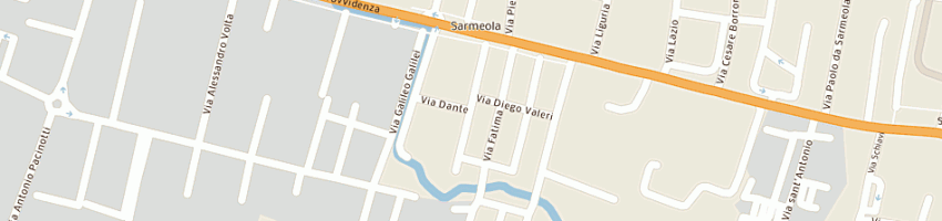 Mappa della impresa mercurio heriberto a RUBANO