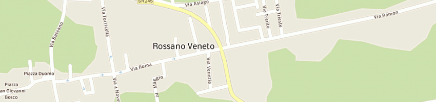 Mappa della impresa banca intesa spa a ROSSANO VENETO