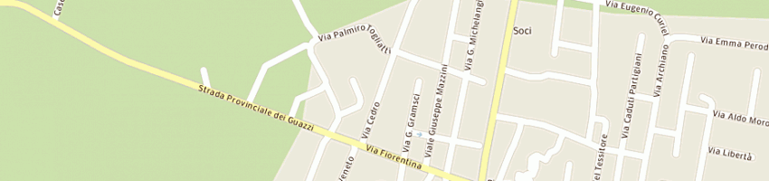 Mappa della impresa rossi giuliano a BIBBIENA