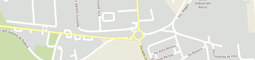 Mappa della impresa berrauto flli mantovani di mantovani michele sas a COPPARO