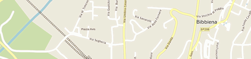 Mappa della impresa cartolibreria etruria (snc) a BIBBIENA
