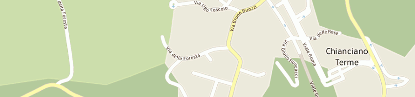Mappa della impresa ismaele immobiliare di peccatori rolando e c sas a CHIANCIANO TERME
