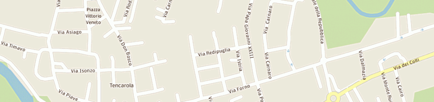 Mappa della impresa bragadin carlo a SELVAZZANO DENTRO