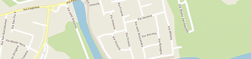 Mappa della impresa cluvias tour snc di formentin matteo e c a SELVAZZANO DENTRO