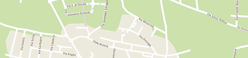 Mappa della impresa montesello piersecondo a RUBANO
