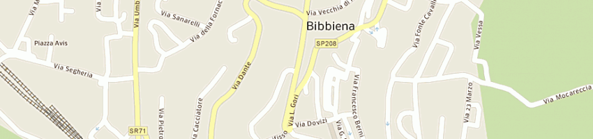 Mappa della impresa donati fausto a BIBBIENA
