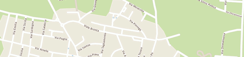 Mappa della impresa ravasio gianfranco a RUBANO
