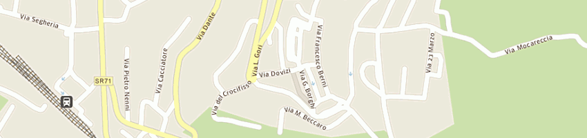 Mappa della impresa cinecitta' a BIBBIENA