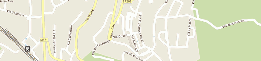 Mappa della impresa rosanna arte del regalo a BIBBIENA