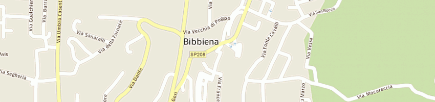 Mappa della impresa studio geologico associato progeo a BIBBIENA