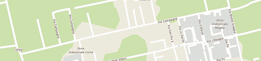 Mappa della impresa berto rosa a GALLIERA VENETA