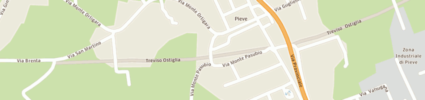 Mappa della impresa bergamin gianfranco a CURTAROLO