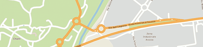 Mappa della impresa sapra srl a AREZZO