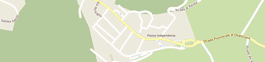Mappa della impresa cencetti priamo a CHIANCIANO TERME