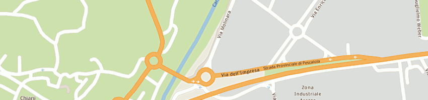 Mappa della impresa progetto ambiente di sacchetti alighiero e c sas a AREZZO