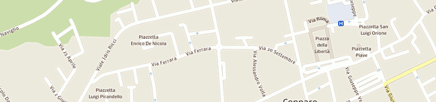 Mappa della impresa azzolini gilberta a COPPARO