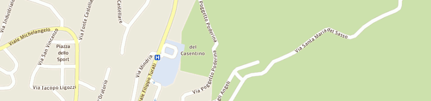 Mappa della impresa checcacci sergio a BIBBIENA