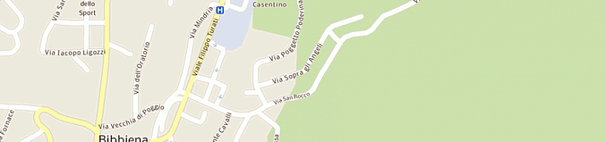 Mappa della impresa corsetti franco a BIBBIENA