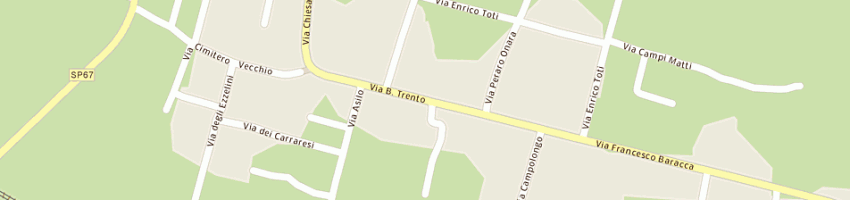 Mappa della impresa scuola elementare a TOMBOLO