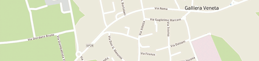 Mappa della impresa bellobon bruna a GALLIERA VENETA