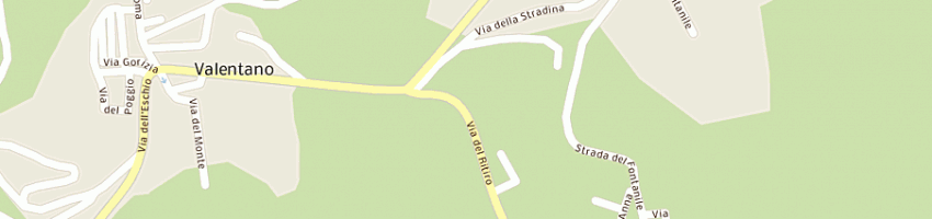 Mappa della impresa cerquetti giovanni a VALENTANO