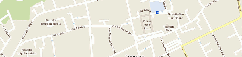 Mappa della impresa benetti emanuela a COPPARO