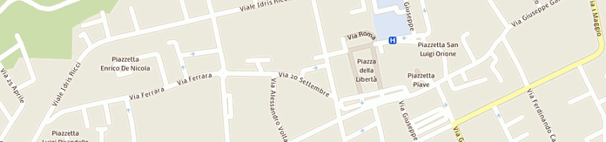 Mappa della impresa area spa a COPPARO