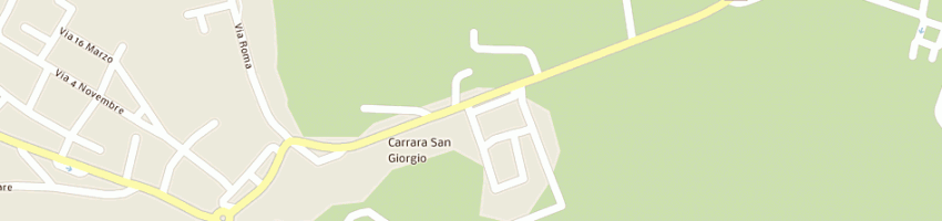 Mappa della impresa rossato e (sas) a DUE CARRARE