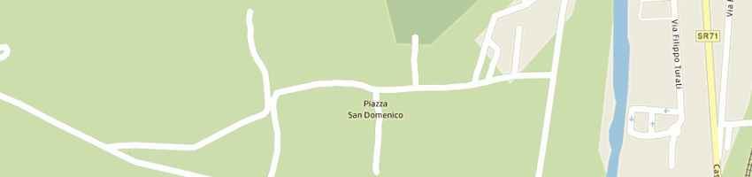 Mappa della impresa bendoni carlo a CASTEL FOCOGNANO