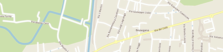 Mappa della impresa querincis giorgio a PADOVA