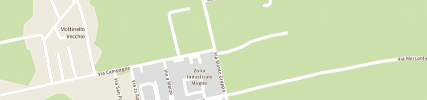 Mappa della impresa cusinato giovanni srl a GALLIERA VENETA