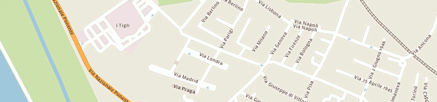 Mappa della impresa vanzini mario a ARGENTA