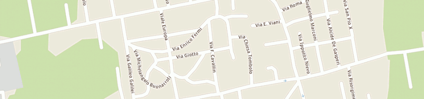Mappa della impresa parrocchia a TOMBOLO