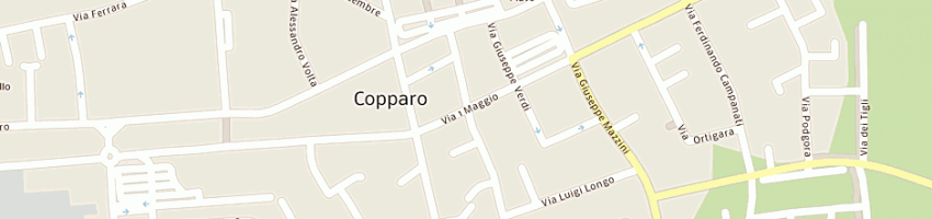 Mappa della impresa easy sport di donnini della scala maurizio a COPPARO