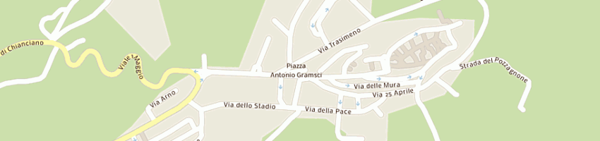 Mappa della impresa radio tvc pennacchi di barbetti gsas a CHIANCIANO TERME