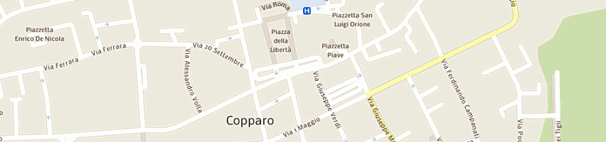 Mappa della impresa degli esposti dr luca e barbieri dr manila a COPPARO