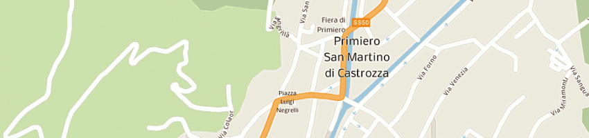 Mappa della impresa l'antica rosa di baggetto e c (snc) a FIERA DI PRIMIERO