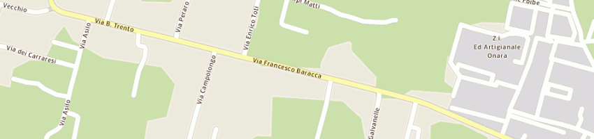 Mappa della impresa berti antonio a TOMBOLO