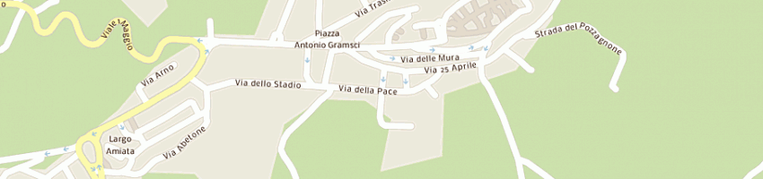 Mappa della impresa auser verde e soccorso argento a CHIANCIANO TERME