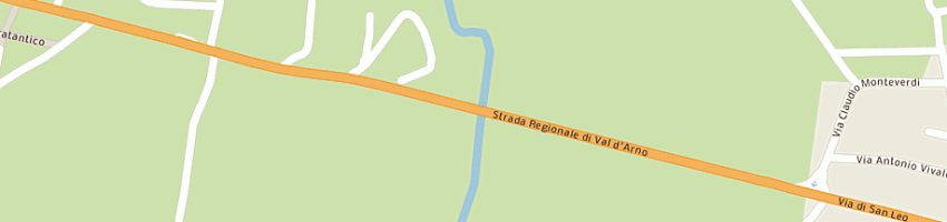 Mappa della impresa arezzo trasporti srl a AREZZO